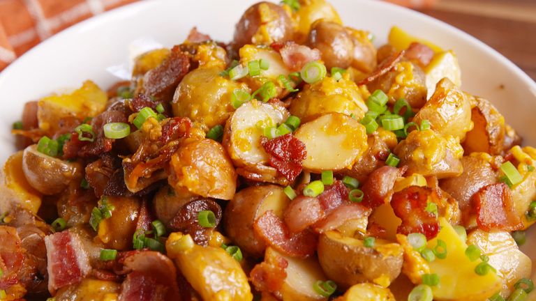 Loaded Slow-Cooker Potatoes Thanksgiving Side Dish