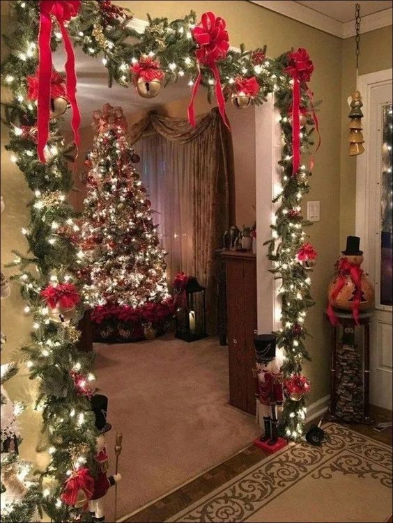 Christmas decor inside