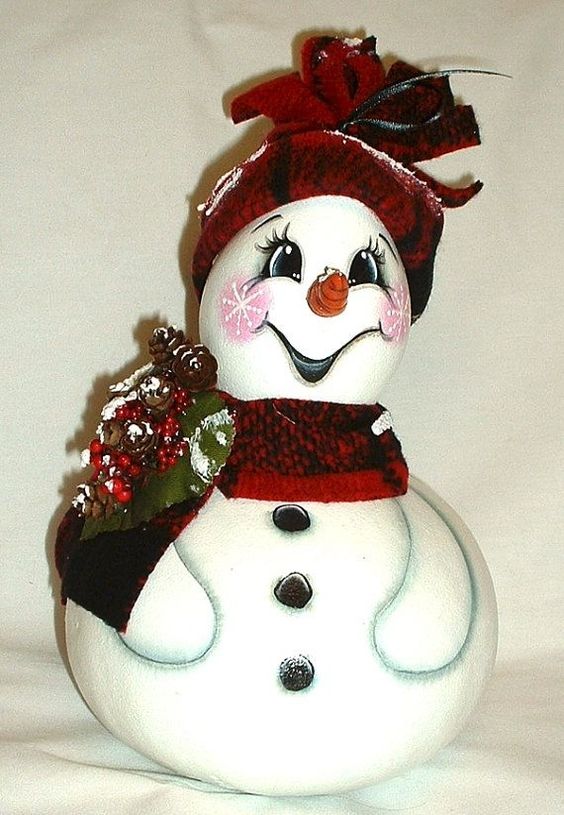 Christmas decor front snow man