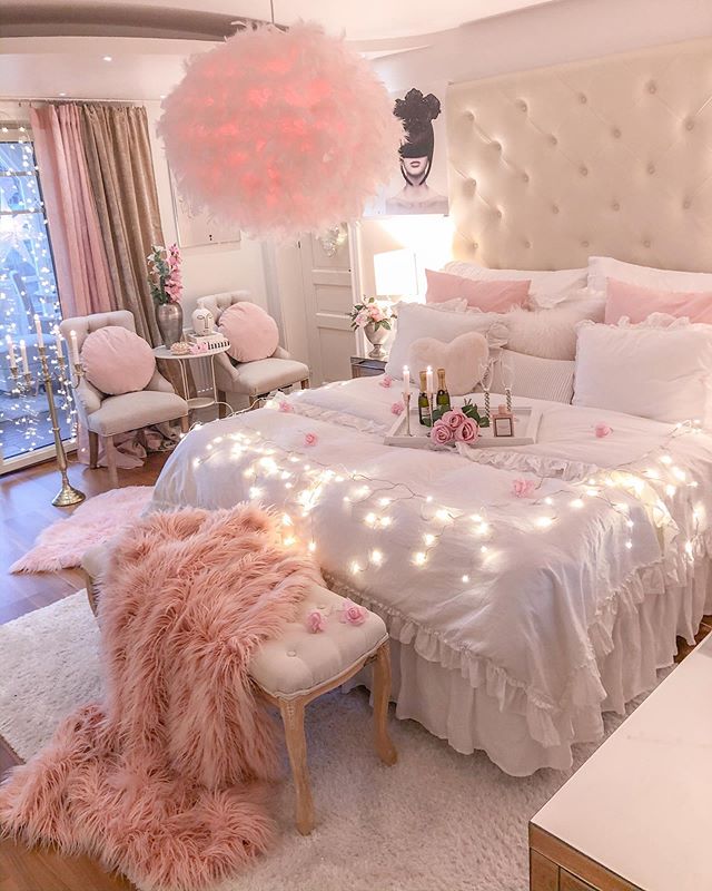 Pink Bedroom Decor  For Teenage Girl