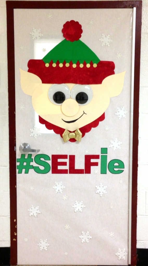 Christmas door decorations for office